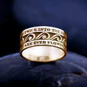 The Ring of Eternal Flow Gold