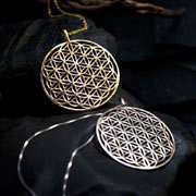 Flower of Life Pendant - Gold