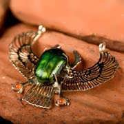 Genuine Egyptian Scarab gold