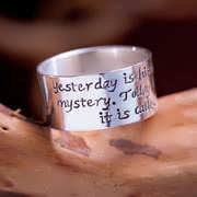 Gift of Time Ring Silver
