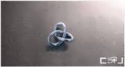 Gordian Knot Pendant Silver Small