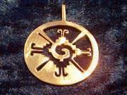 Hunab Ku Pendant Gold
