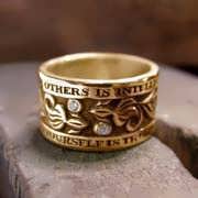 I Wisdom Ring Gold with Diamond