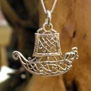 Journey Pendant Silver (Boat)