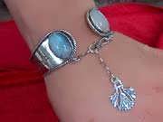 Ka Bracelet silver with Moonstone