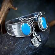 Ka Bracelet Silver with Turquoise