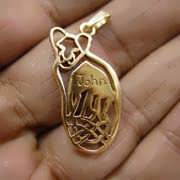 Lion Cubs for Mother’s Pendant Gold