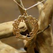 Ouroboros Pendant Gold