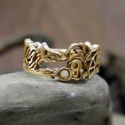 Ouroboros Ring Gold