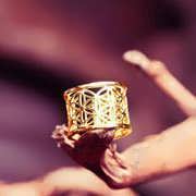 טבעת תבנית החיים זהב