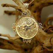 Personalisierter Kosmischer Siegel Talisman Gold