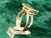 Shinto (Pórtico Torii) anillo de oro