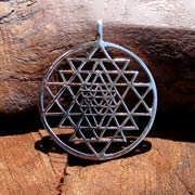 Sri Yantra Silber