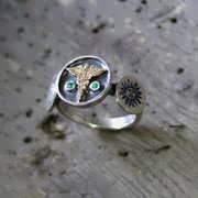 Alchemical Wedding Talisman Ring Silver and Gold (*Limited Edition*)