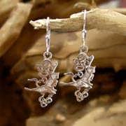 The Air Element Earrings Silver with Cubic Zirconia