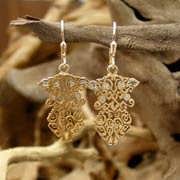 The Earth Element Earrings Gold with Diamonds
