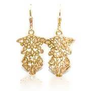 The Earth Element Earrings Gold With Diamonds