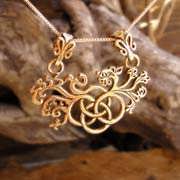 Fire Element Water Element 18K Gold Plated Earth Element Geometric Charm Air Element Gold Four Elemental Charm Necklace jewelry