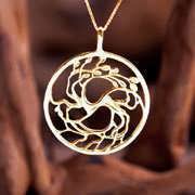 Tree of Love Gold Pendant