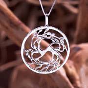 Tree of Love Silver Pendant