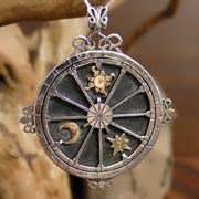 Personalisierter Trinity Talisman Silber Und Gold