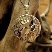 The Yin Yang Gold  Pendant