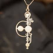 5000 Light Years Away Pendant Gold