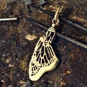 Inlaid Pendant of Acceptance Gold