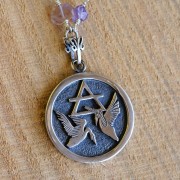 Alchemical Air Element Pendant Silver