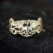 The Fire Ring Gold With Diamonds