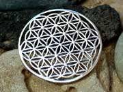 Flower of Life Pendant - Silver