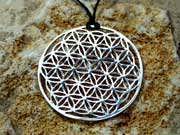 Flower of Life Pendant - Silver