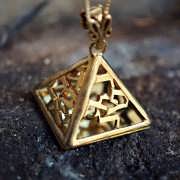 The Four Angels Amulet Gold