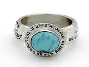 Four winds ring silver with Turquoise