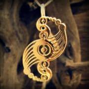 Galactic Harmony Pendant Gold