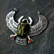 Genuine Egyptian Scarab Silver