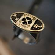 Jupiter in Sagittarius Talisman Ring Silver and Gold (*Sold Out!*)