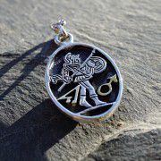 Mars in Capricorn Talisman Silver and Gold