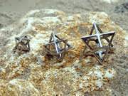 Pendentif Merkaba grand argent