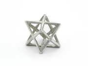 Merkaba Anhänger Medium, Silber