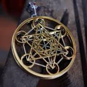 Cubo Metatron oro and Silver