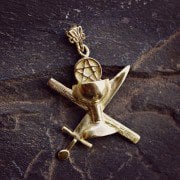 Minor Arcana Pendant Gold