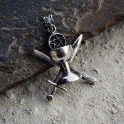 Minor Arcana Pendant Silver