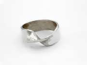 Кольцо «Лента Мёбиуса», серебро