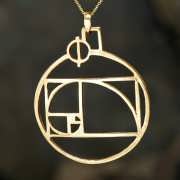 Phi Pendant Gold