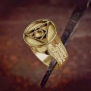 Philosopher's Stone Ring Gold
