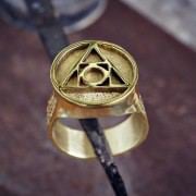 Philosopher's Stone Ring Gold