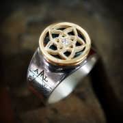 Pentalpha (Venus) Ring Silver and Gold (*Limited Edition*)