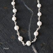 Royal Handwoven Beads Necklace Silver