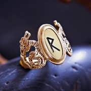 Runes Ring Gold